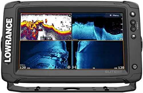 Elite-9 Ti2-9-inch Fish Finder Active Imaging 3-in-1Transducer, Wireless Networking, Real-Time Map Creation Preloaded C-MAP US Inland Mapping …