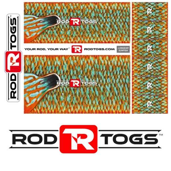 RodTogs Longear Sunfish fishing rod wrap