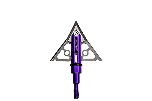 Afflictor Hybrid-X Mini Broadhead | Patented Drive-Key Hybrid Design | Superior Penetration | Field Point Accuracy | Durable Design | Low Profile | Shoots from Any Bow | Devastating 1-1/2" Cut