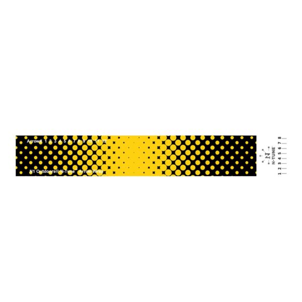 N-Tune arrow wraps black and gold dots product image