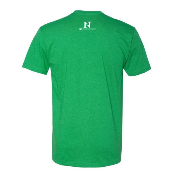 stain the vanes tee from N1 Outdoors kelly green back