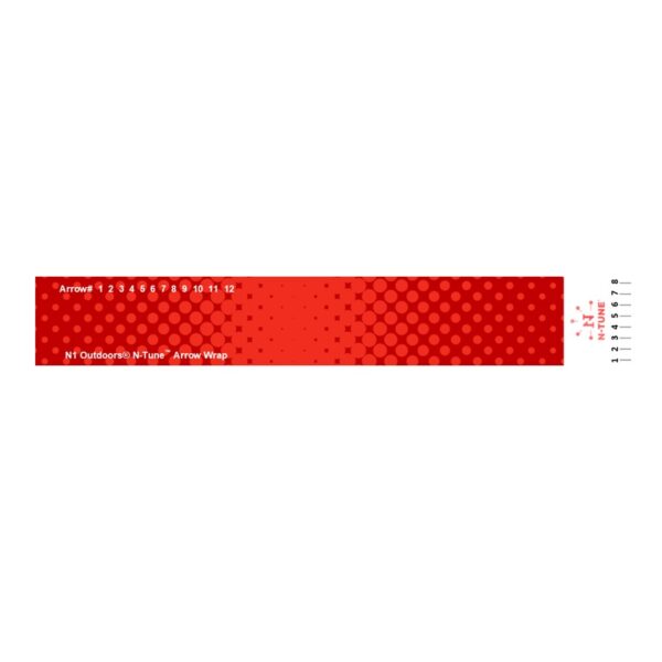 N1 Outdoors N-Tune arrow wraps red dots design