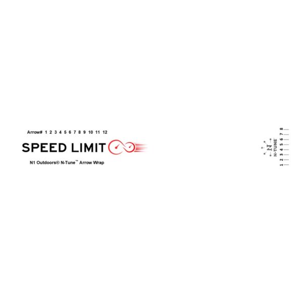 N1 Outdoors N-Tune arrow wraps speed limit design