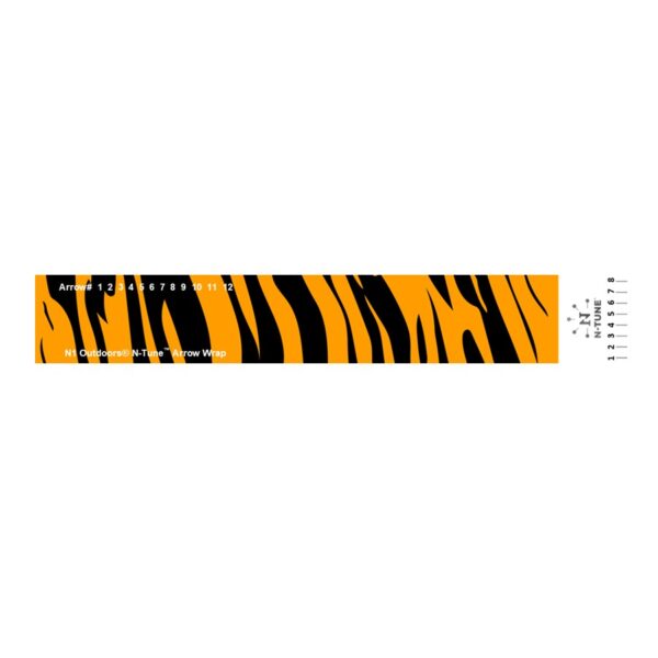 N1 Outdoors N-Tune arrow wraps tiger stripes