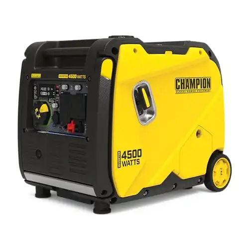 Champion Power Equipment 201318 4500-Watt RV Ready Inverter Generator with Quiet Technology and CO Shield®