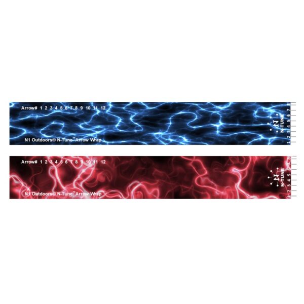 Electricity Blue and Red Arrow wrap product image
