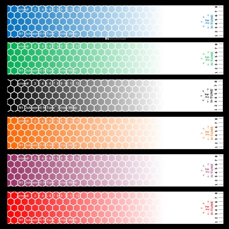 Honeycomb fade arrow wraps [various colors!] | N1outdoors.com