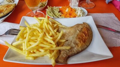 flounder and fries