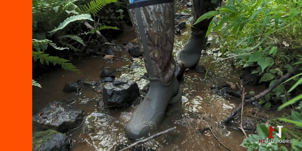 Rocky Trophy Series tall hunting boot in creek