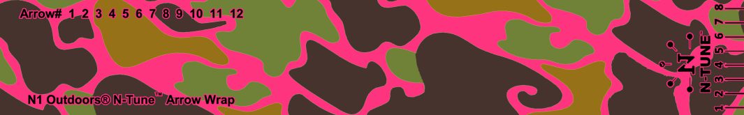 flo pink arrow wraps fluorescent pink arrow wraps