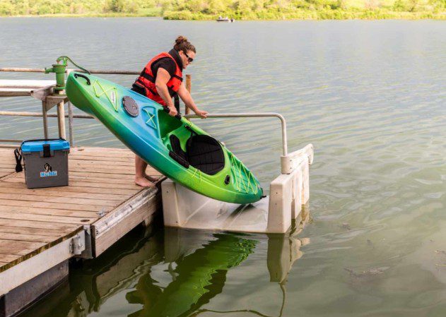 connect a dock kayak launch