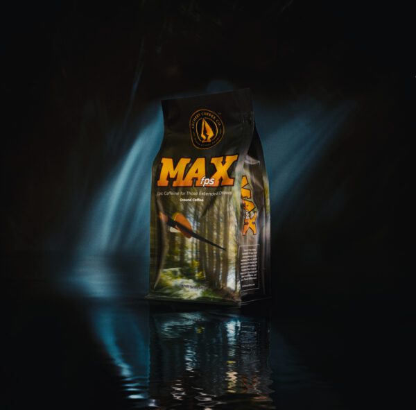 Archery coffee max fps dark roast with extra caffeine