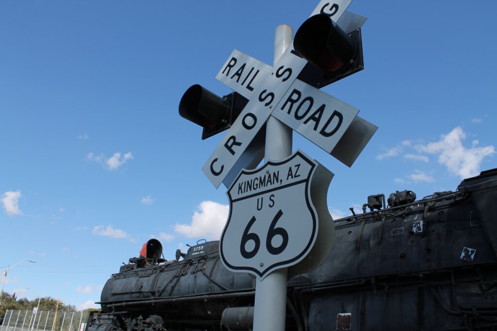crossbuck sign route 66