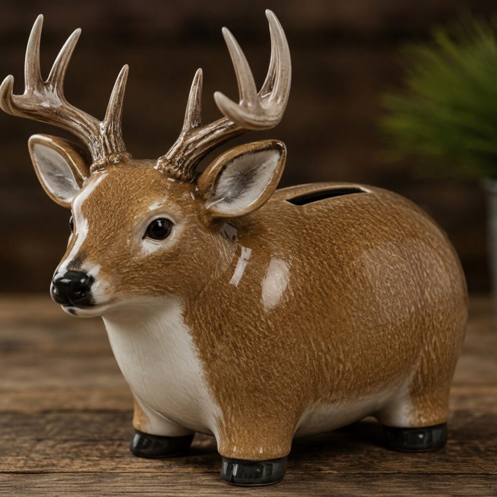 deer piggy bank 1