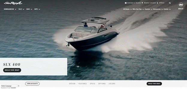 Sea Ray SLX 400
