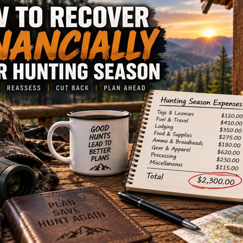 how to recover financially after hunting season