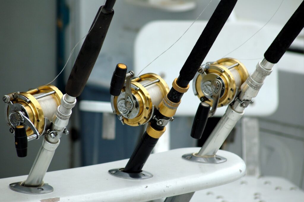 3 offshore fishing rods