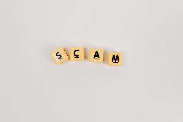 scam spelled out