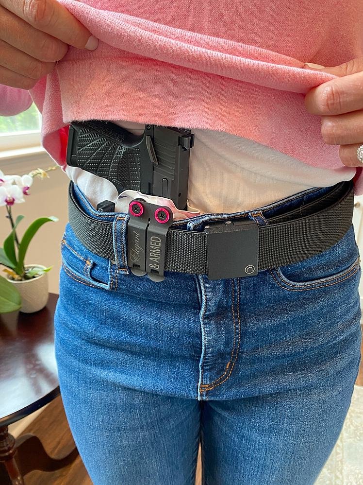 appendix-aiwb holster on woman